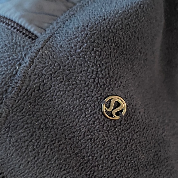 Lululemon Jacket Fleecy Keen Double Full Zip Quilted Removable Hood size 6 - Picture 4 of 7